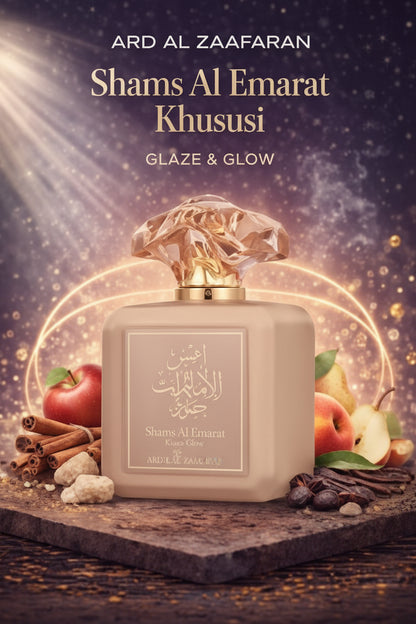 Glaze & Glow Shams Al Emarat Khususi Perfume 100ml EDP Ard Al Zaafaran