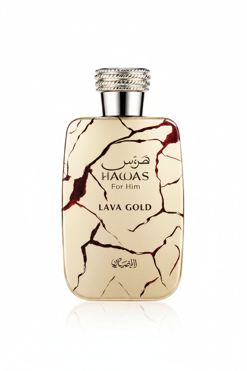Hawas Lava Gold Perfume 100ml EDP Rasasi