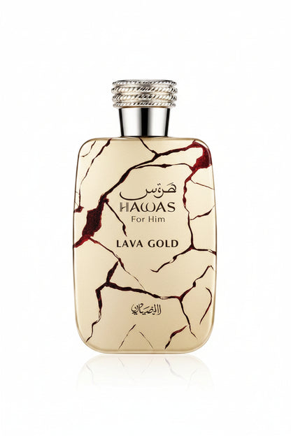 Hawas Lava Gold Perfume 100ml EDP Rasasi