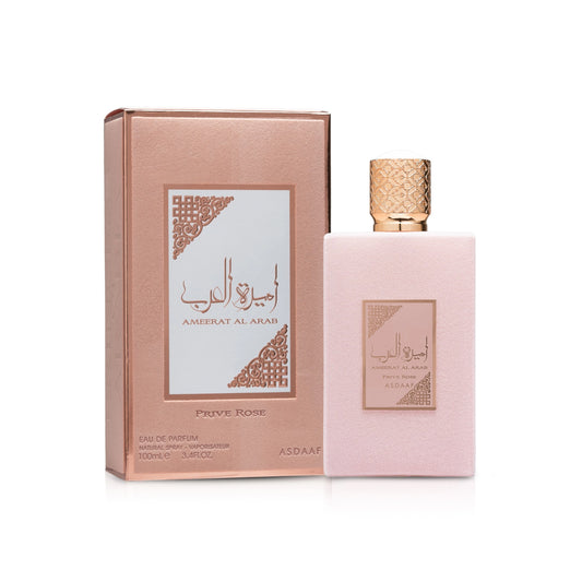 Ameerat Al Arab Prive Rose Perfume 100ml EDP Asdaaf by Lattafa