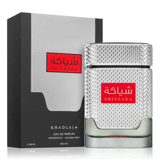 Shiyaaka Silver For Men Perfume 100ml EDP Khadlaj