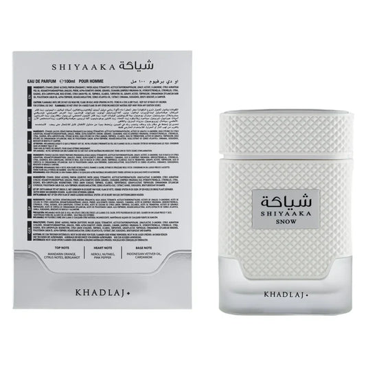 Shiyaaka Snow Perfume 100ml EDP Khadlaj